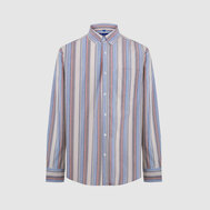 Классическая рубашка, брусничный цвет