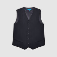 Жилет классический из ткани повышенной износостойкости, на подкладке, серый цвет