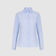 Блуза с оборками, белый цвет