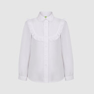 Блузка с потайной застежкой, серый цвет