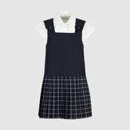 Сарафан со складками плиссе, на подкладке, черный цвет