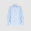 Приталенная рубашка, голубой цвет
