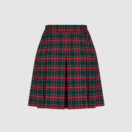 Юбка с запахом на подкладке, бордовый цвет